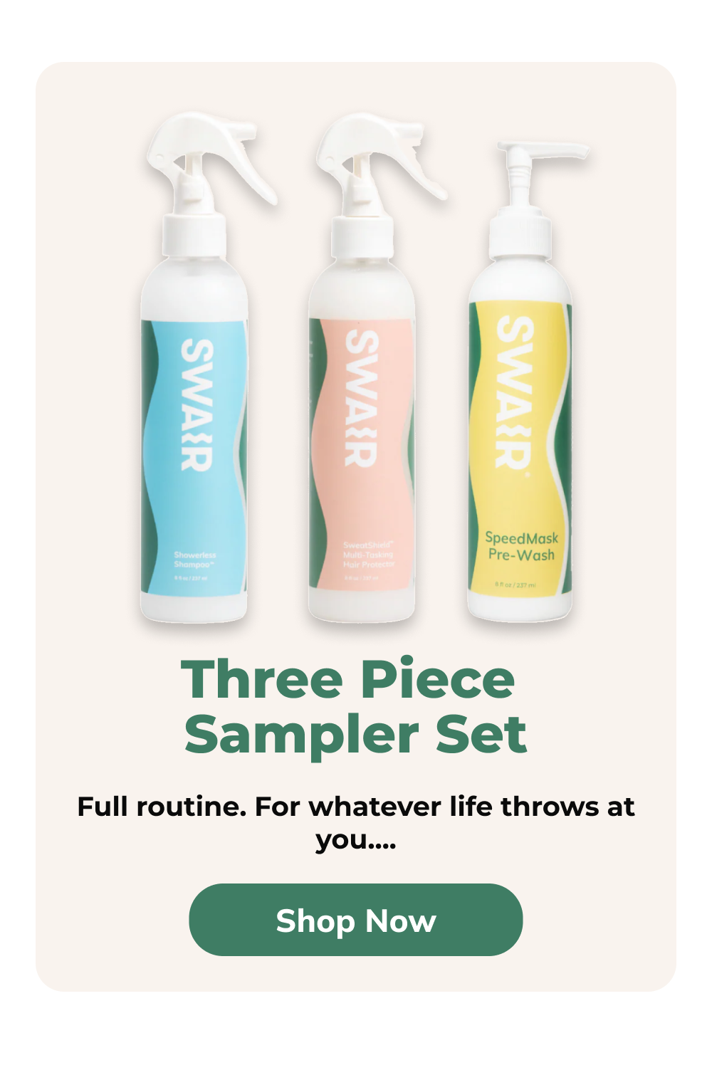 three Piece Sampler Set