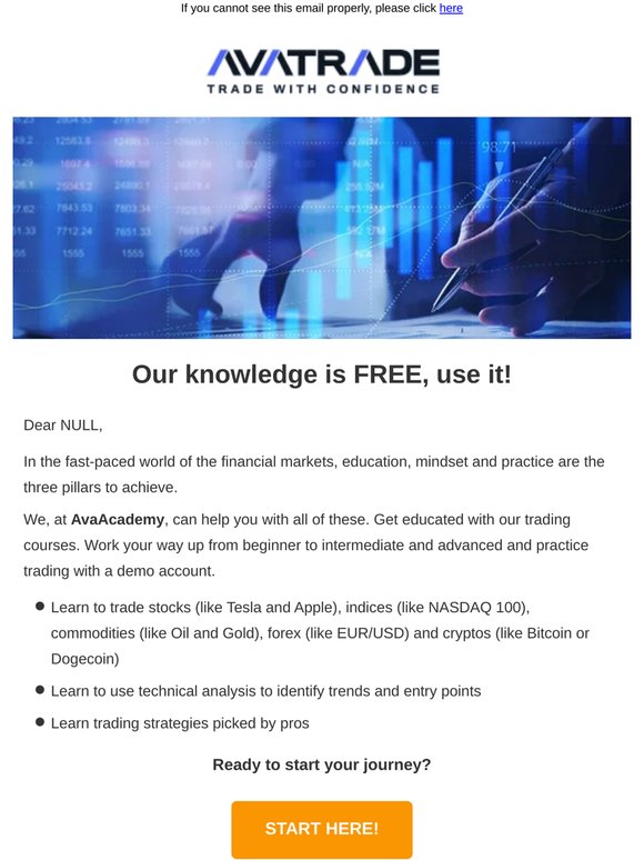 We have the knowledge. You need to make the time