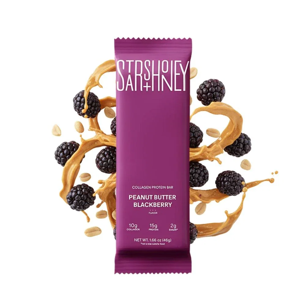 Image of Stars and Honey Protein Bar - Peanut Butter Blackberry