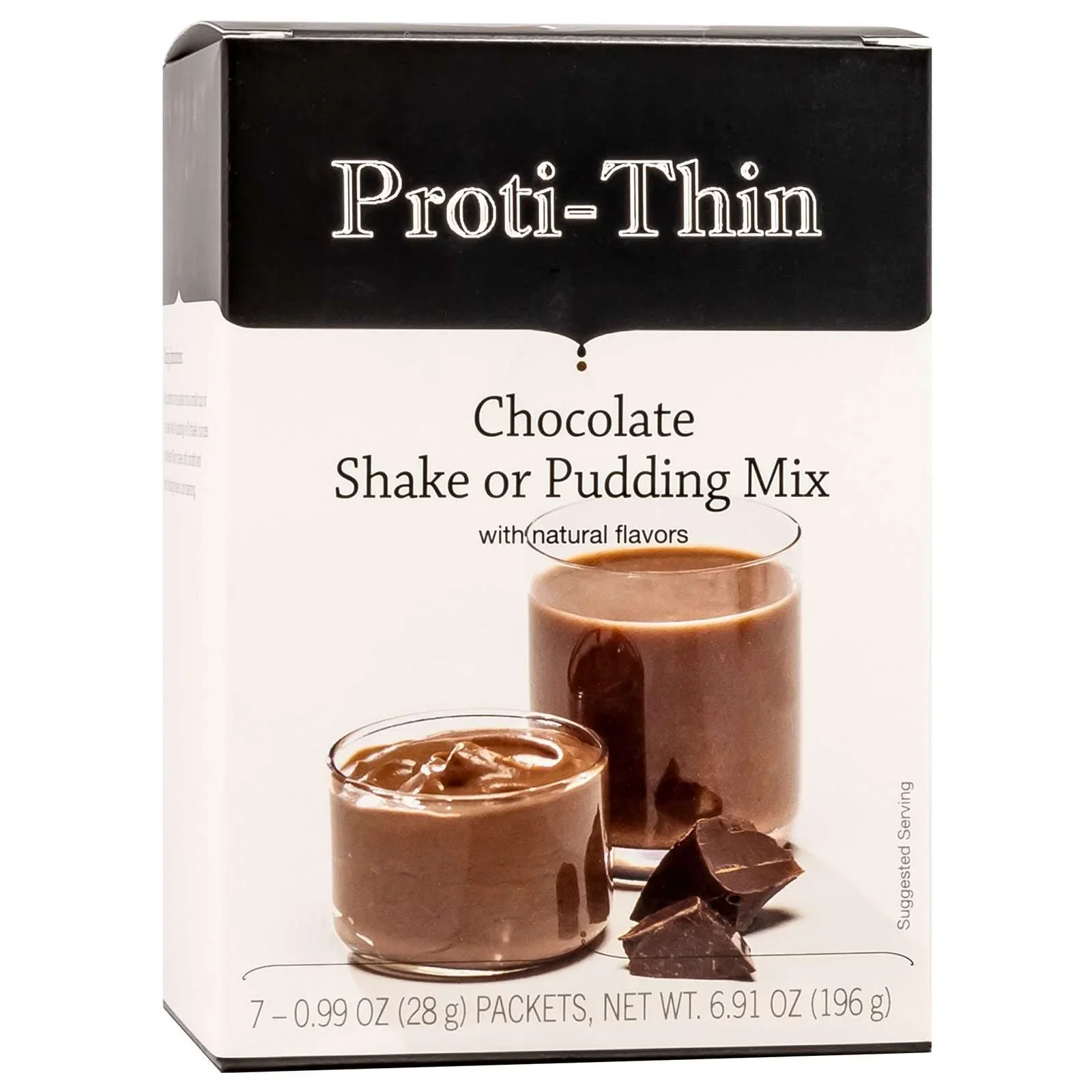 Image of Proti-thin Pudding and Shake - Chocolate - 7/box