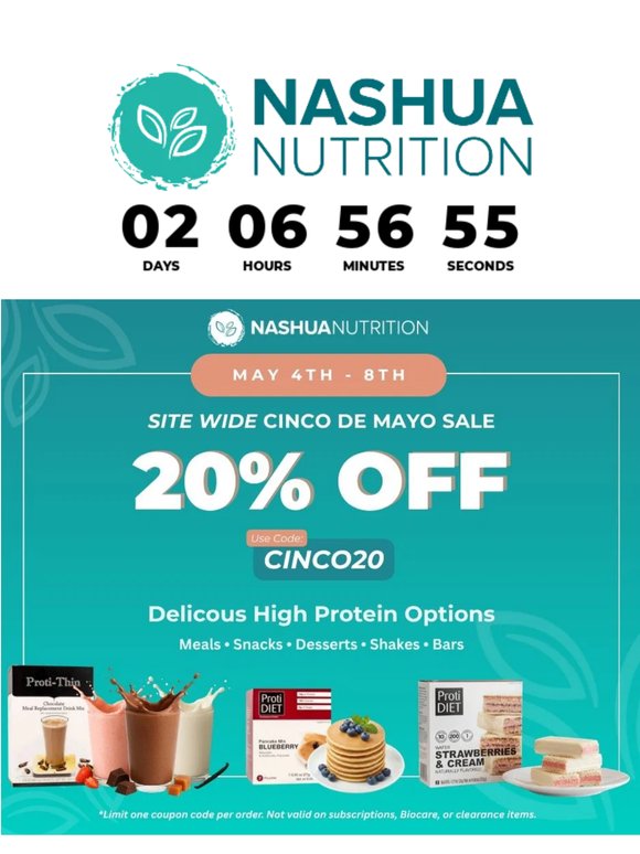 Hurry - 20% off ends May 8th
