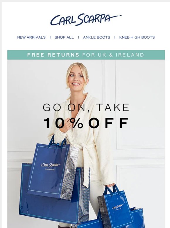 Go On, Get 10% Off....