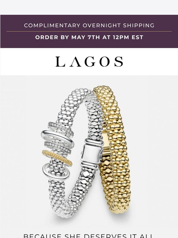 Complimentary Overnight Shipping Ends Tomorrow