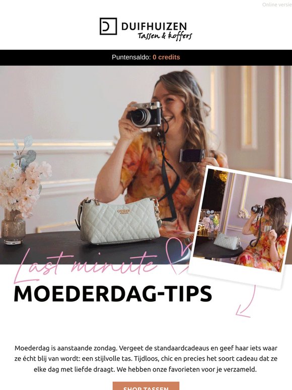 Moederdag komt dichterbij…
