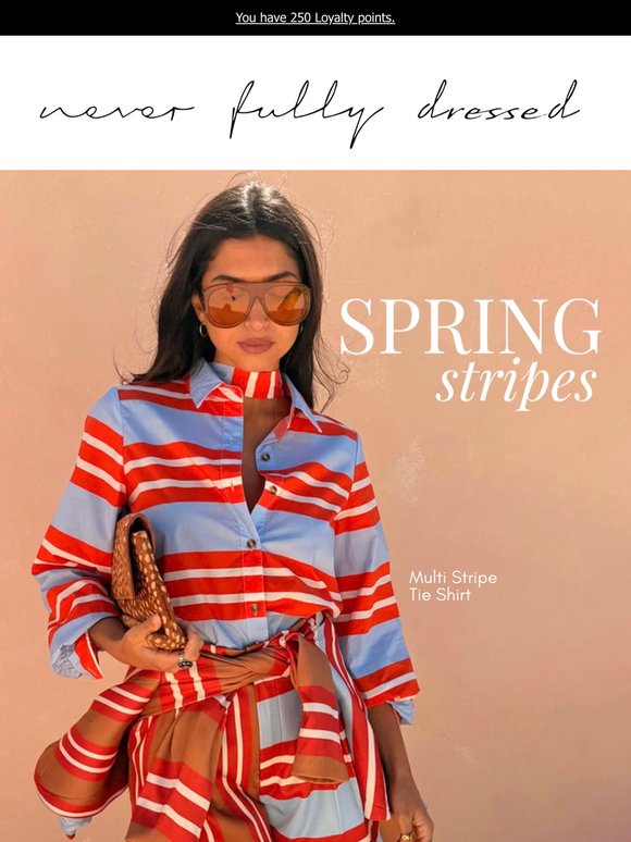 Fresh stripes for Spring ☀️