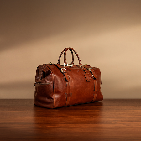 Leather luggage
