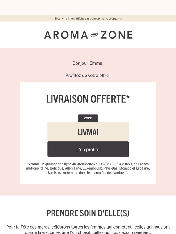 Livraison offerte : une attention pour toutes ces femmes qui comptent