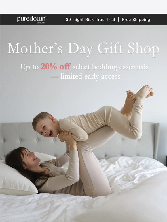 Exclusive: 20% Off Ends Soon for Mother's Day!