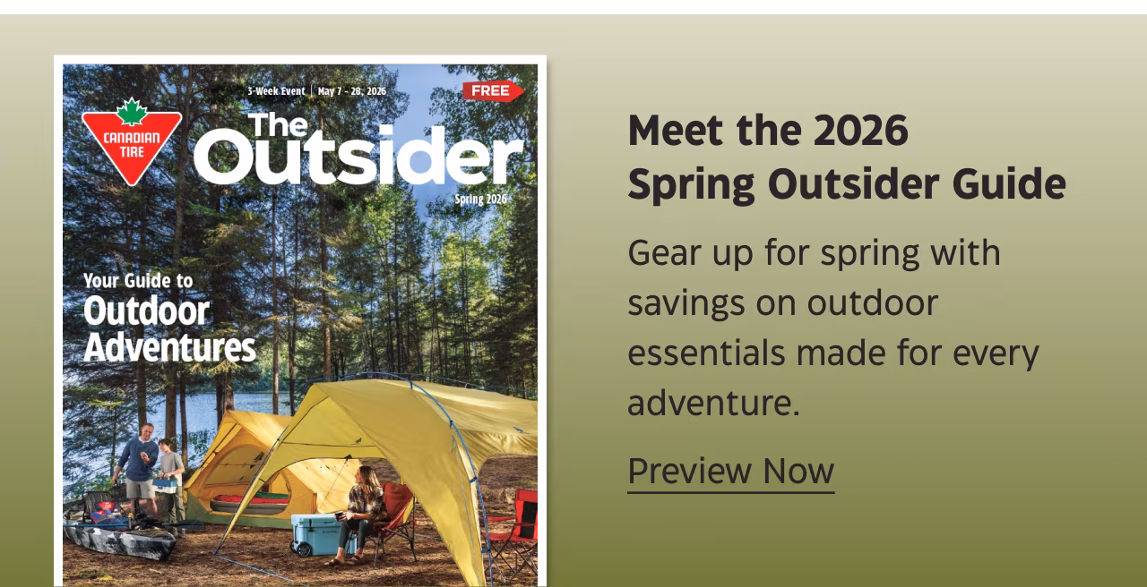 Meet the 2026 Spring Outsider Guide. Gear up for spring with savings on outdoor essentials made for every adventure.