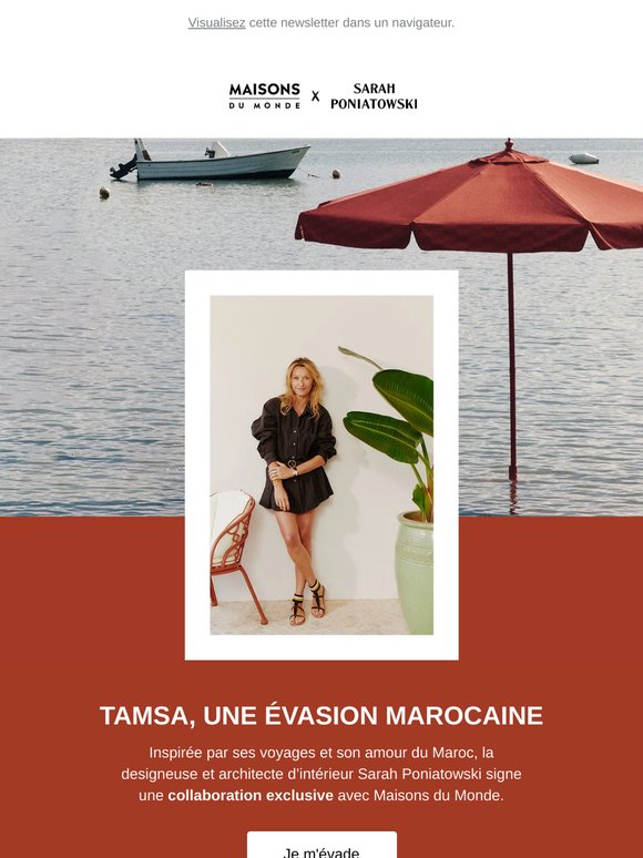 Sarah Poniatowski x Maisons du Monde