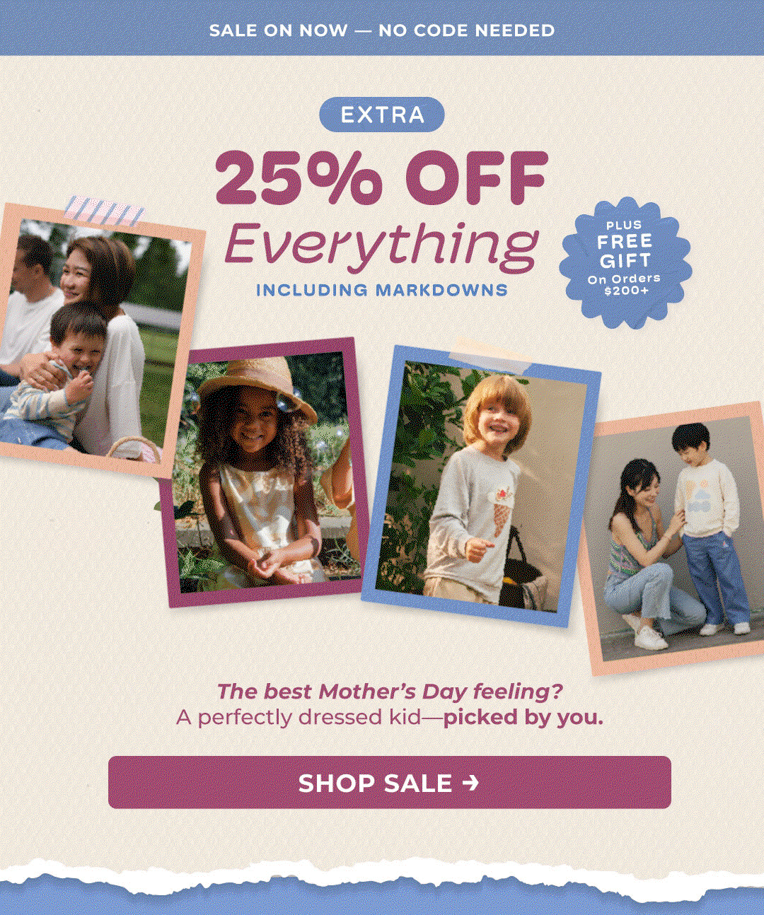 Mother's Day Sale on now!