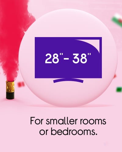 For smaller rooms or bedrooms.