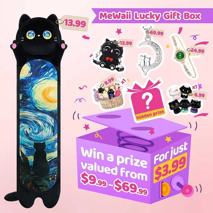 MeWaii® Long Cat New Exclusive Deal Bundle