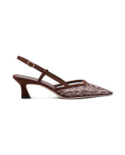 Vinnie Slingback Pump 50 in Cheetah