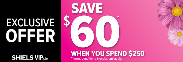 Mother's Day 2026 $60 voucher off $250 spend