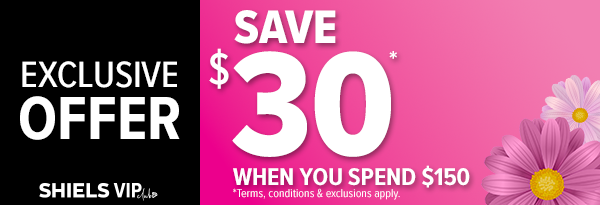 Mother's Day 2026 $30 voucher off $150 spend