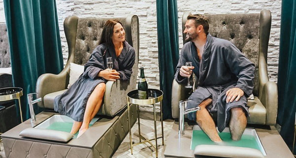 Couples Massage or Manicure & Pedicure, Facial, or More