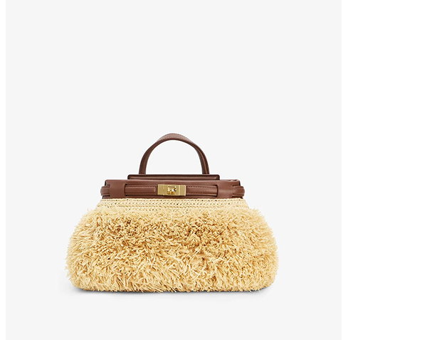 Mini Leoné Bag - raffia natural
