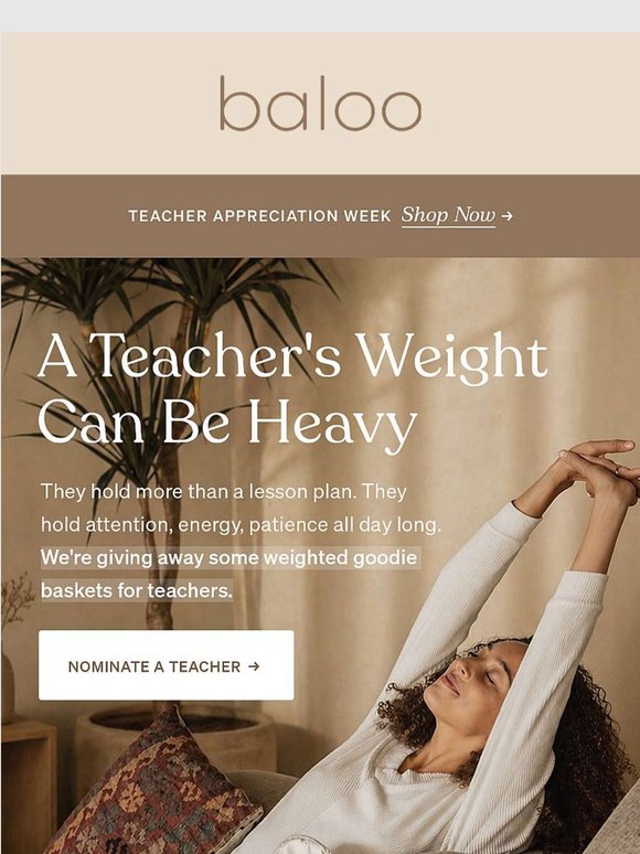 In Honor of Teacher Appreciation Week...