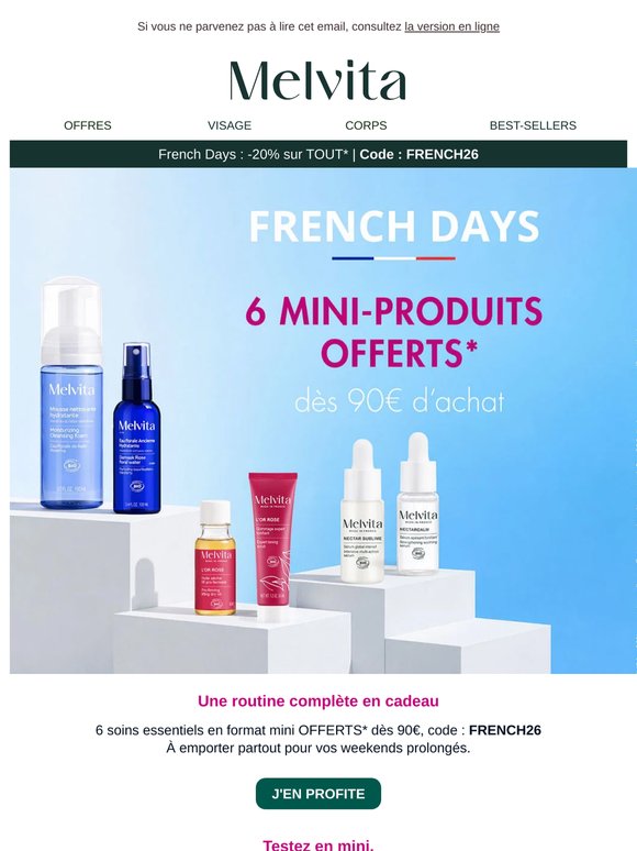 Des minis OFFERTS pour les escapades de mai