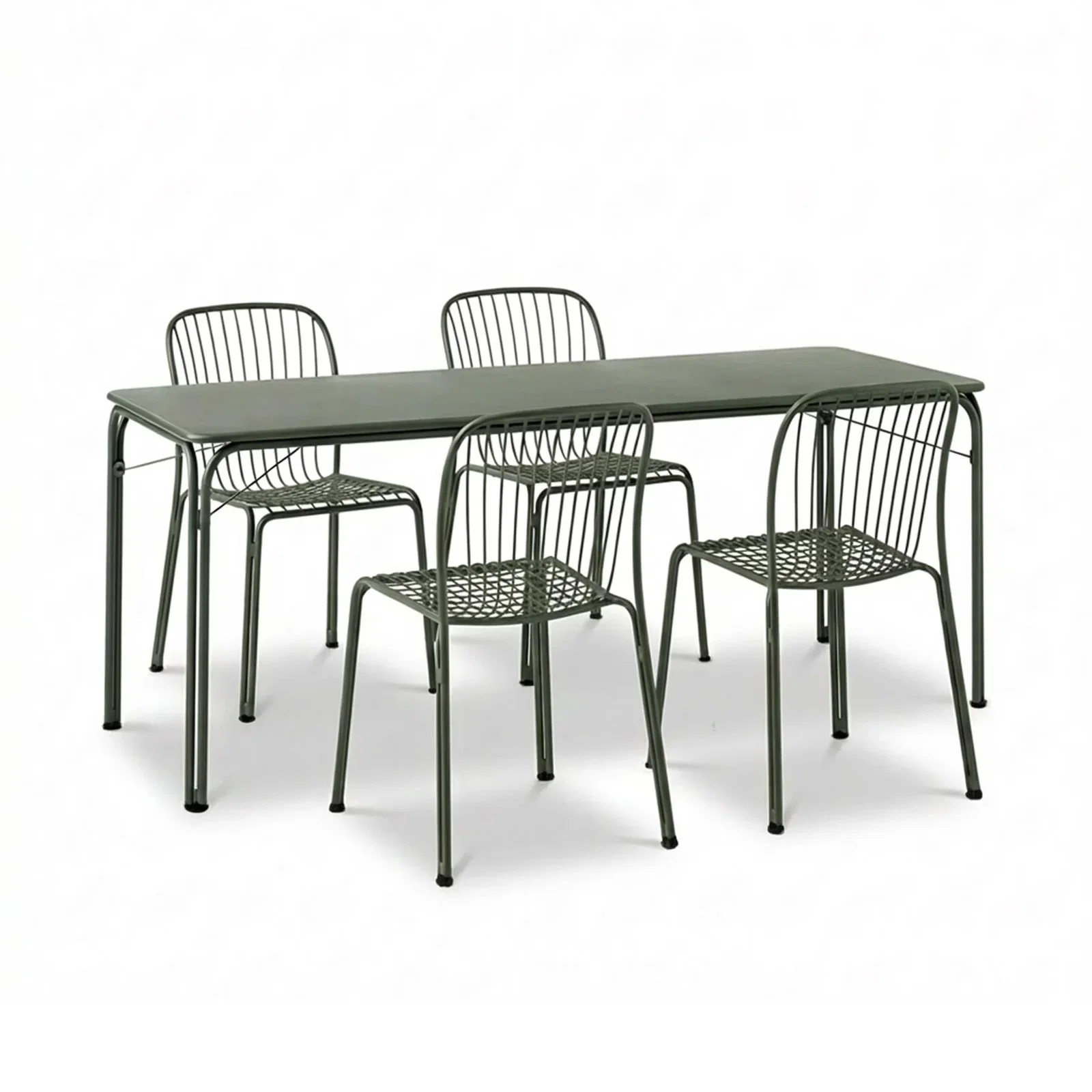 Image of &Tradition Thorvald Garden Dining Set - Medium