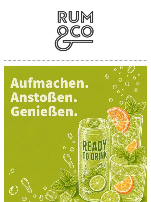 Aufmachen, anstoßen, genießen: Deine Ready-To-Drink-Highlights!