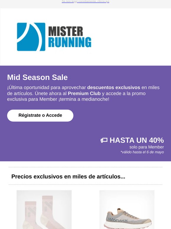 Últimas HORAS 🏷️ ¡Hasta -40% con los MID SEASON SALE!