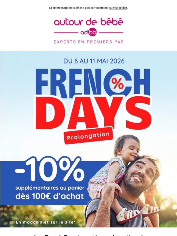 Bonne nouvelle : on prolonge les French Days