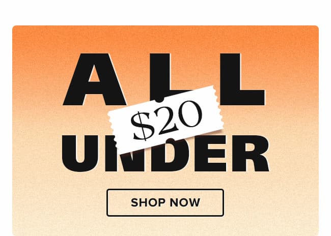 all under $20