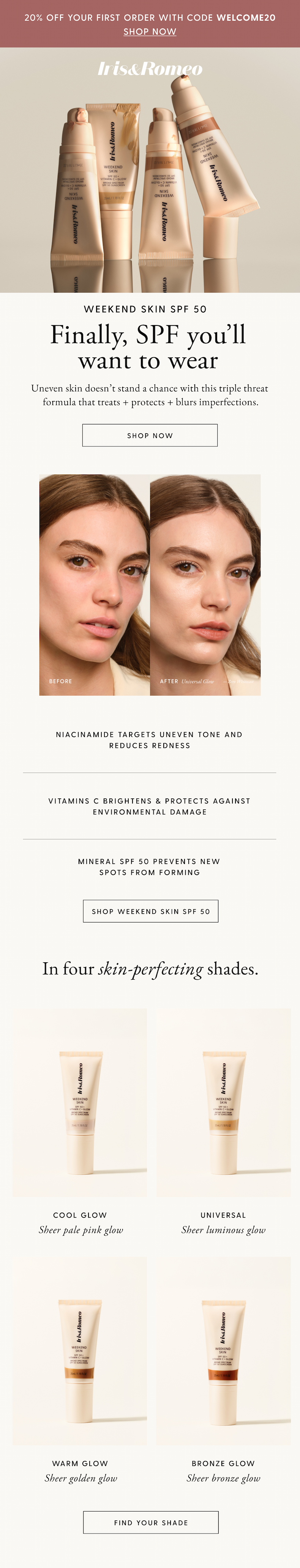 Weekend Skin SPF 50
