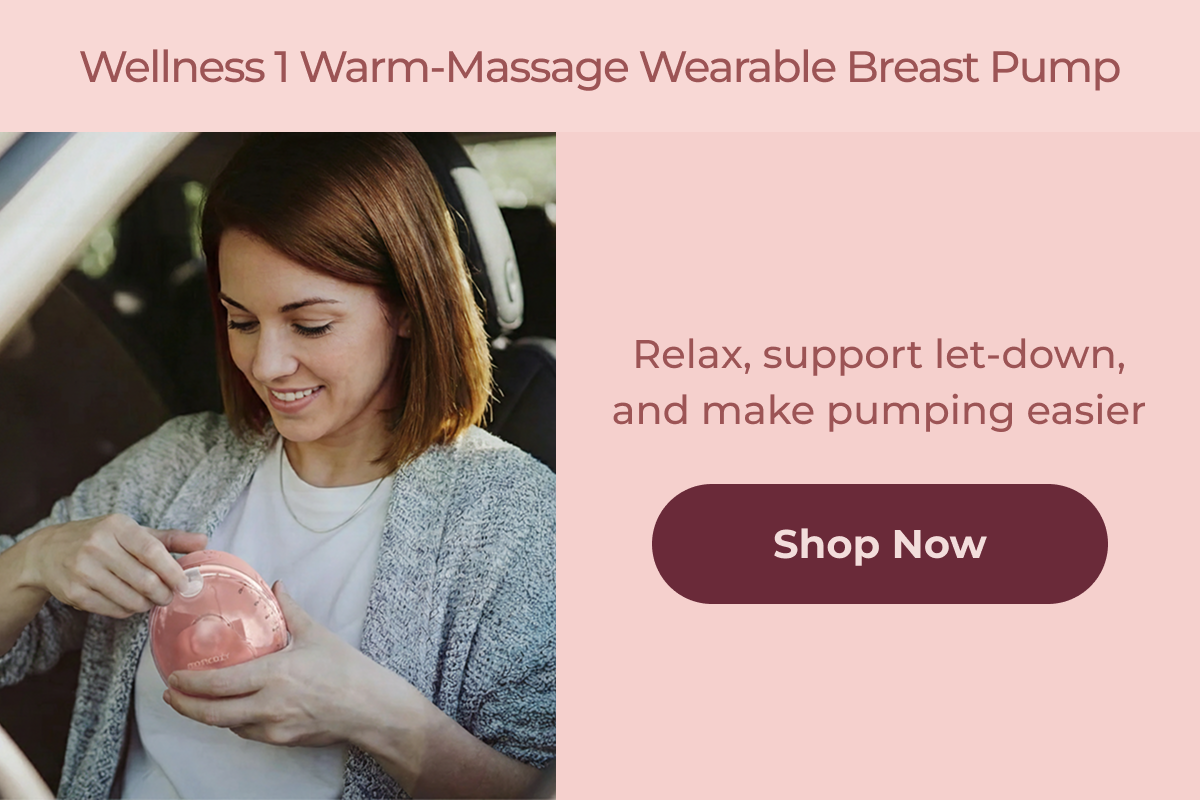 Wellness 1 Warm-Massage Wearable Breast Pump Relax, support let-down, and make pumping easier Shop Now