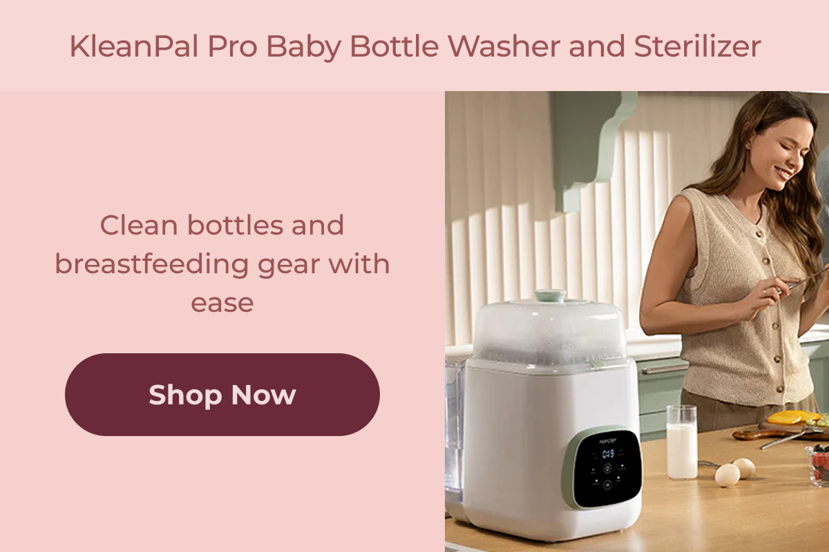 KleanPal Pro Baby Bottle Washer and Sterilizer Clean bottles and breastfeeding gear with ease Shop Now