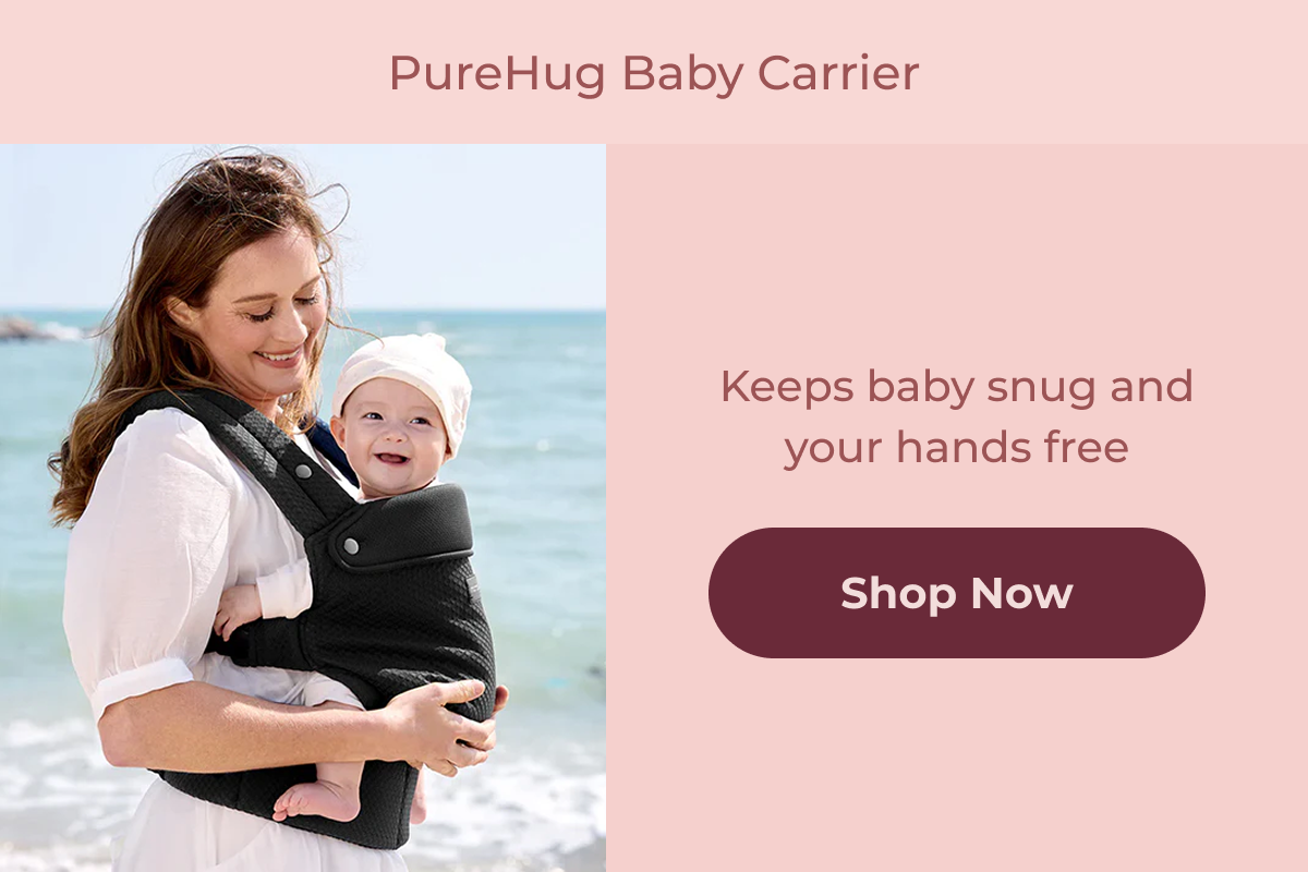 PureHug Baby Carrier Keeps baby snug and your hands free Shop Now