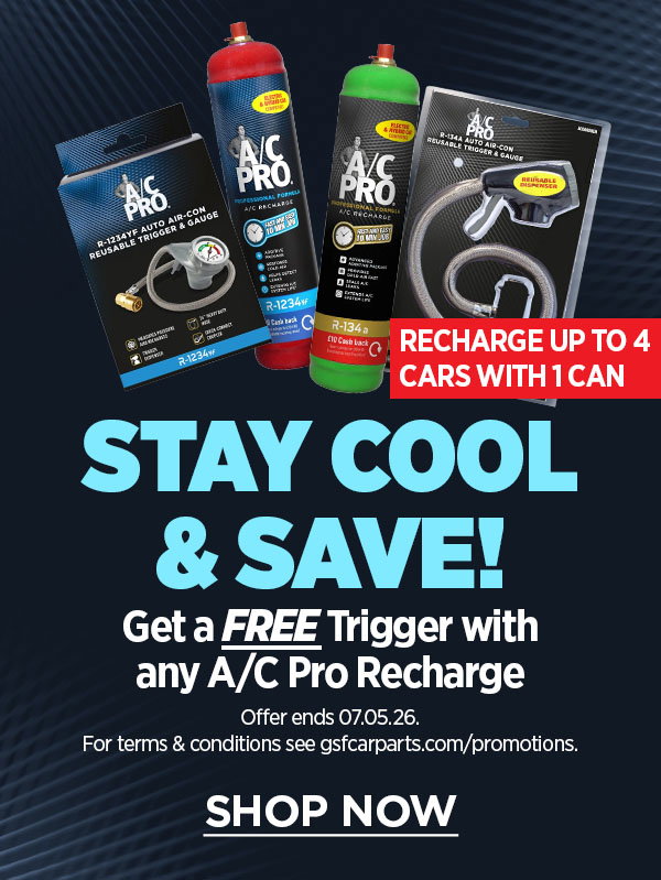 Stay Cool & Save! Free Trigger with Any A/C Pro Recharge