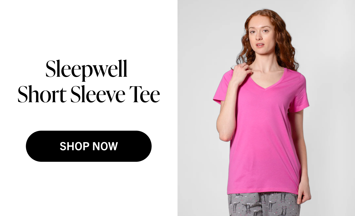 SleepWell V-Neck Short Sleeve Tee