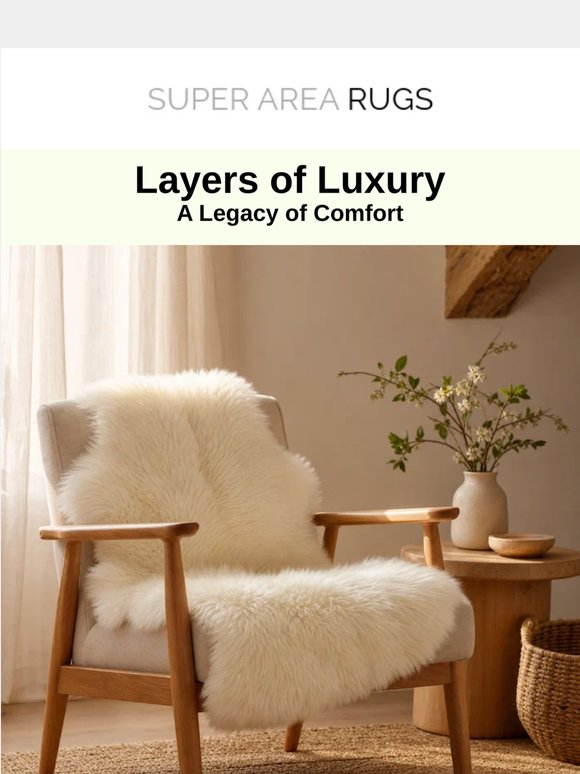 Get Cozy! Sheepskin Rugs Await You 🐑