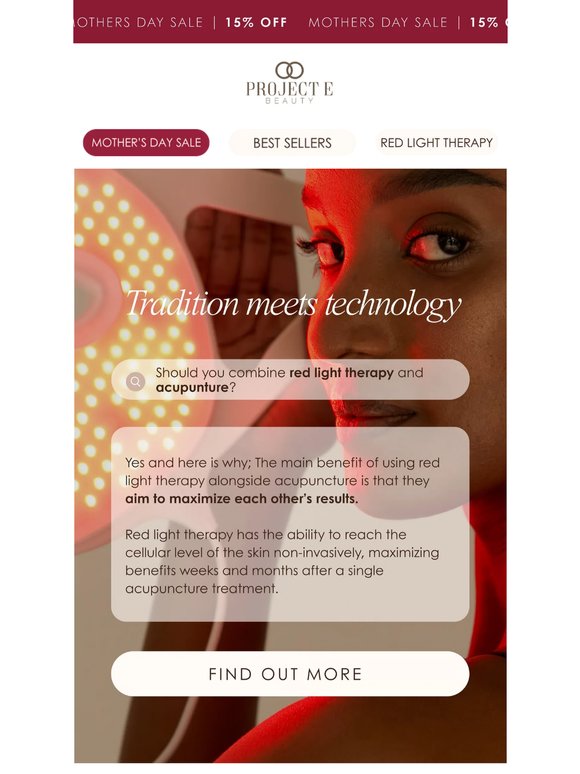 Acupuncture and Red Light Therapy
