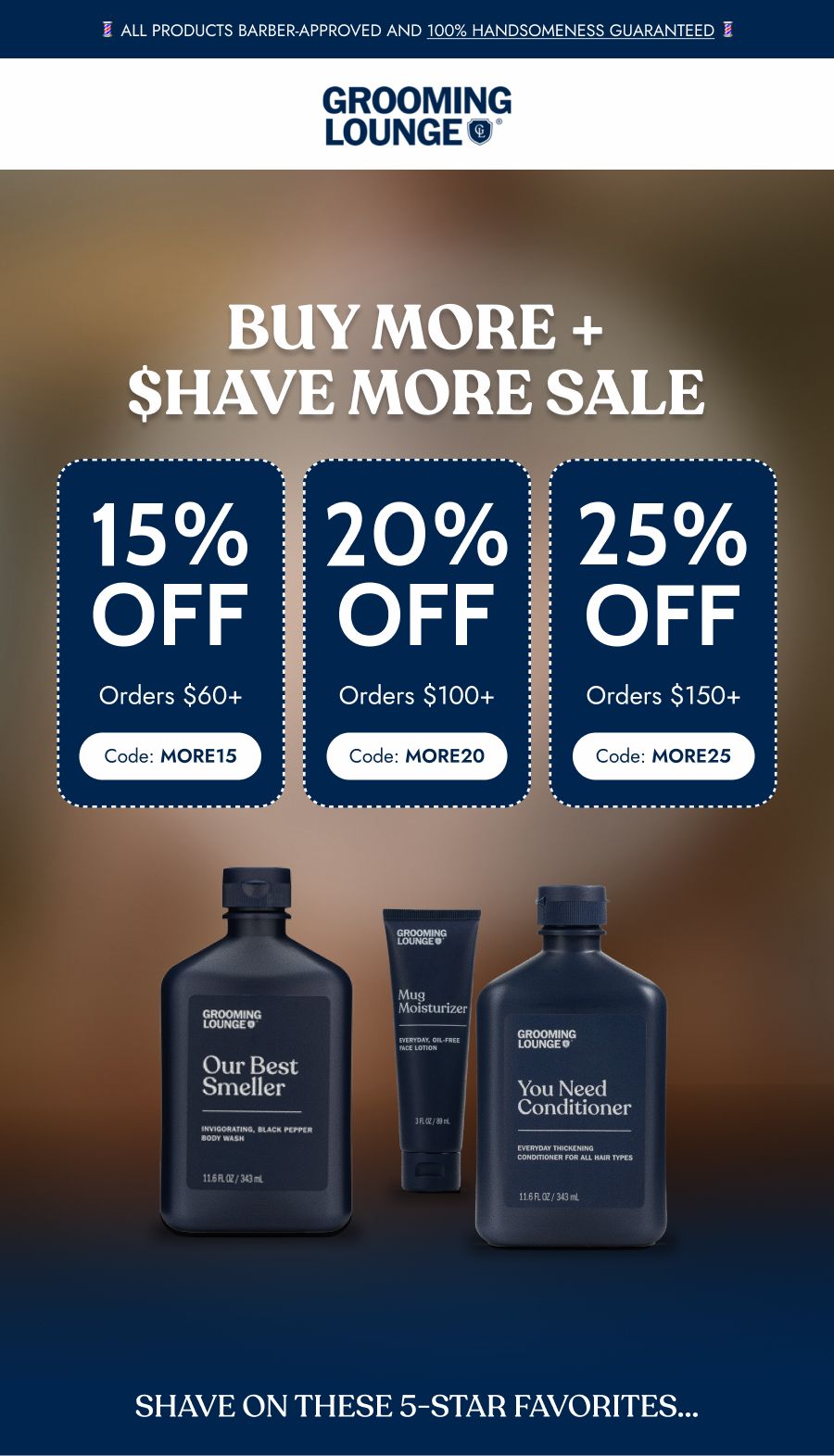 Buy More + Shave More Sale 