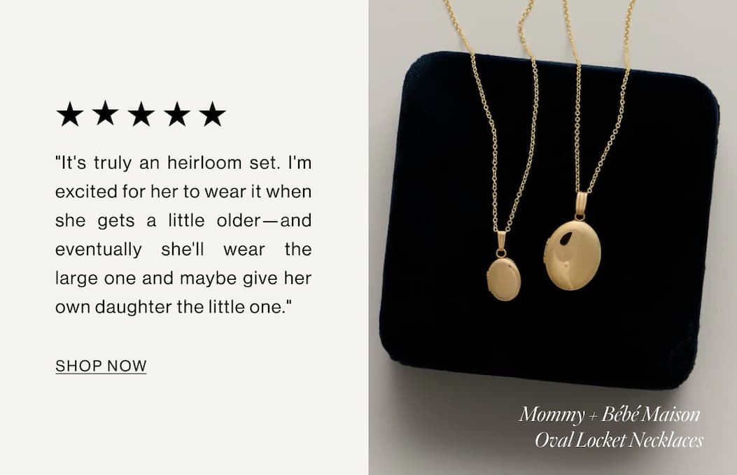 Maison Locket Necklaces