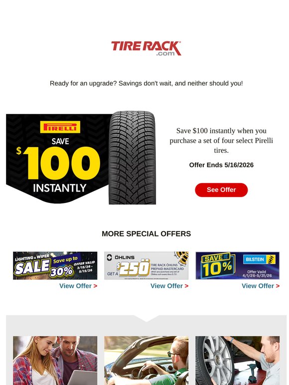 Upgrade Your Ride—Save $100 Instantly