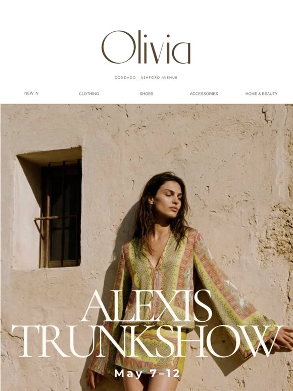 Your Invitation to the Alexis Trunkshow!