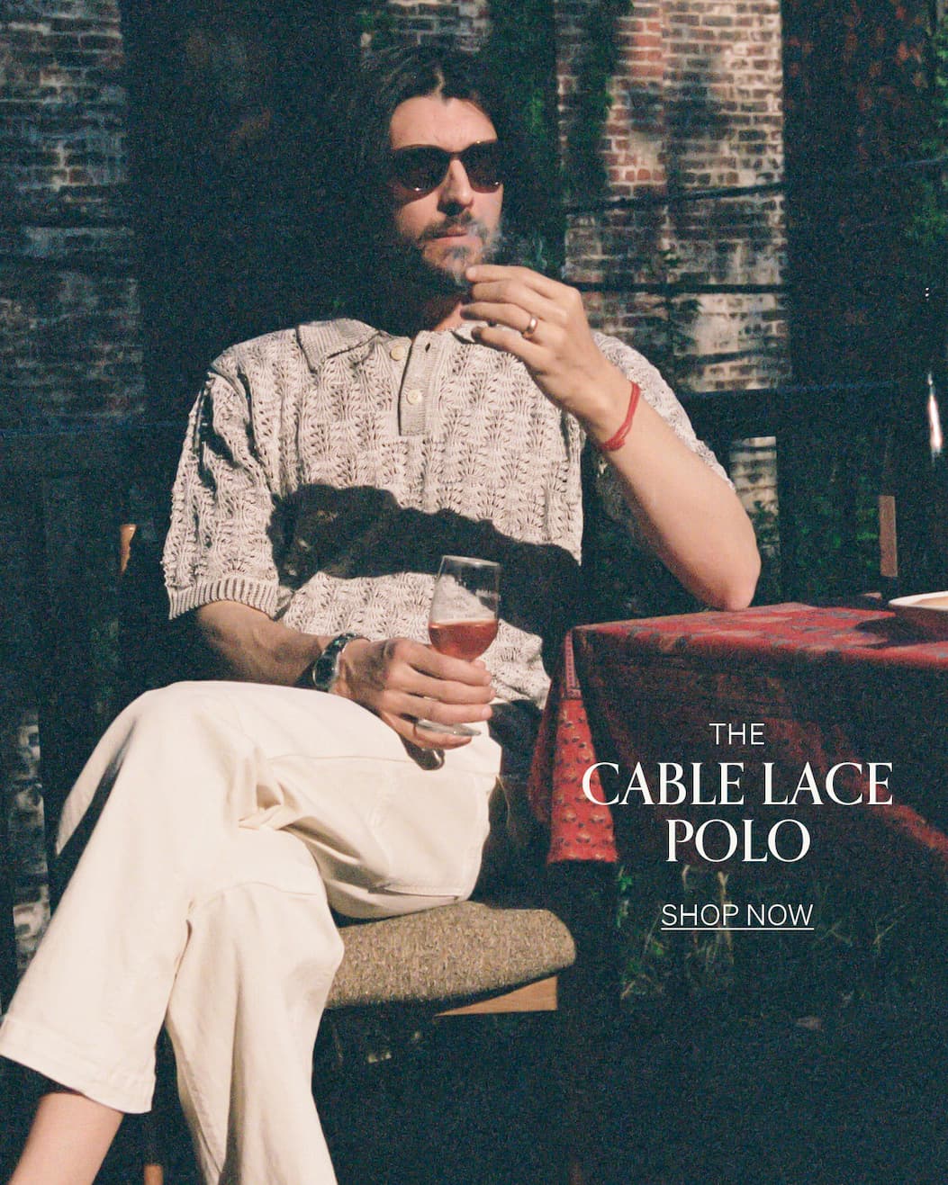 The Cable Lace Polo | [SHOP NOW]