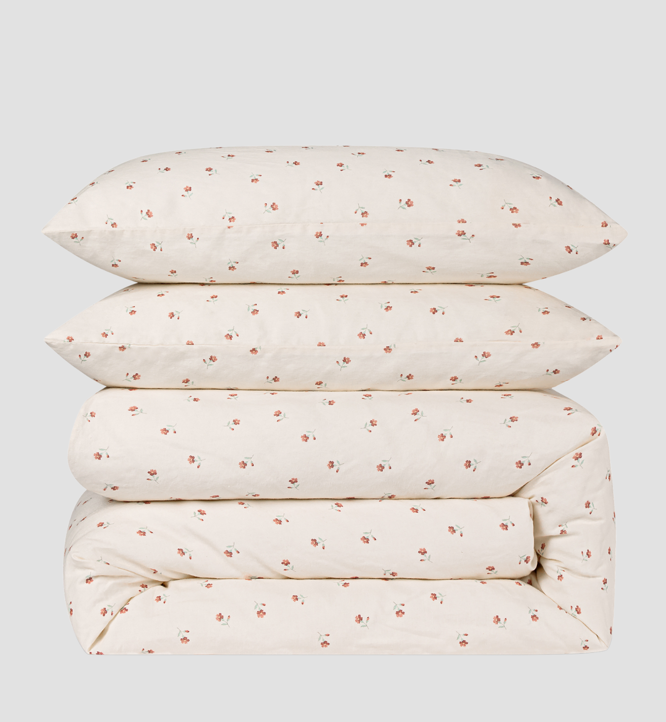 Pearl Posy Bud Linen Blend Duvet Cover