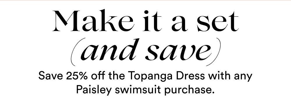 Make it a set [SHOP & GET 20% OFF]