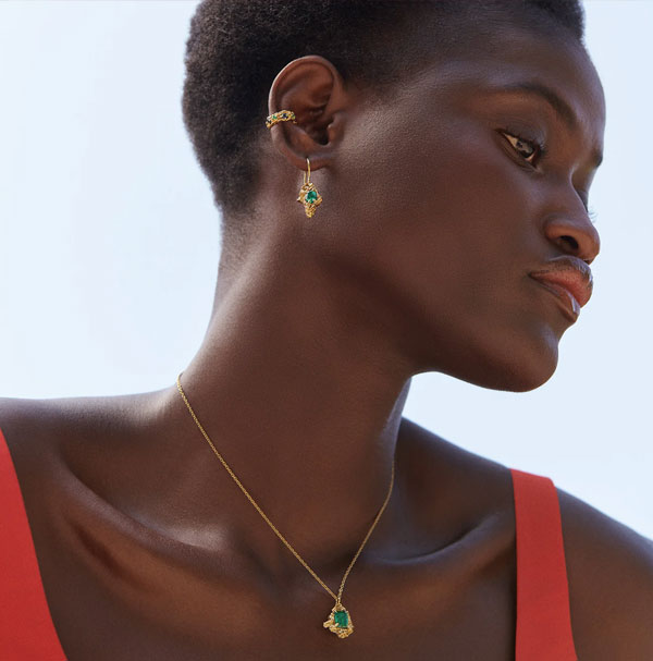 Naoko Emerald Earrings