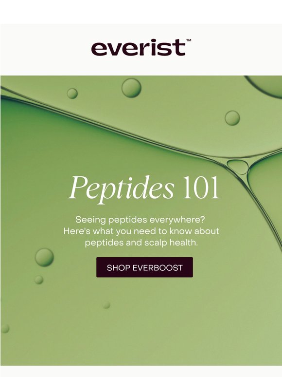 Seeing "peptides" everywhere? 🧪