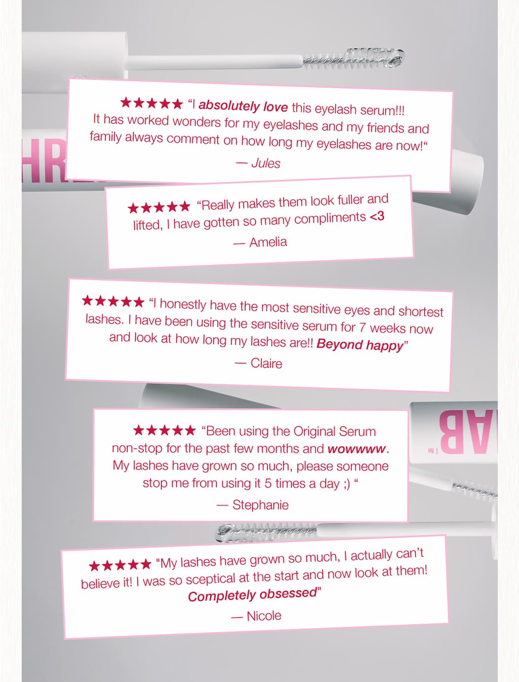 5 star testimonials