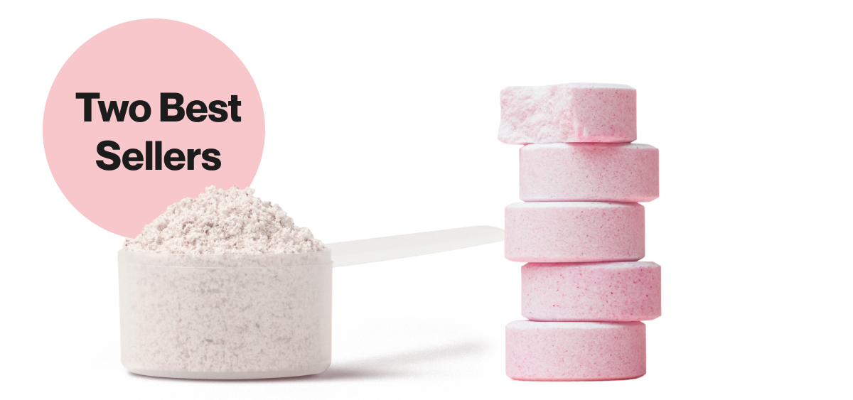 Two best-sellers. One standout flavor. Daily essentials that taste as good as they perform.