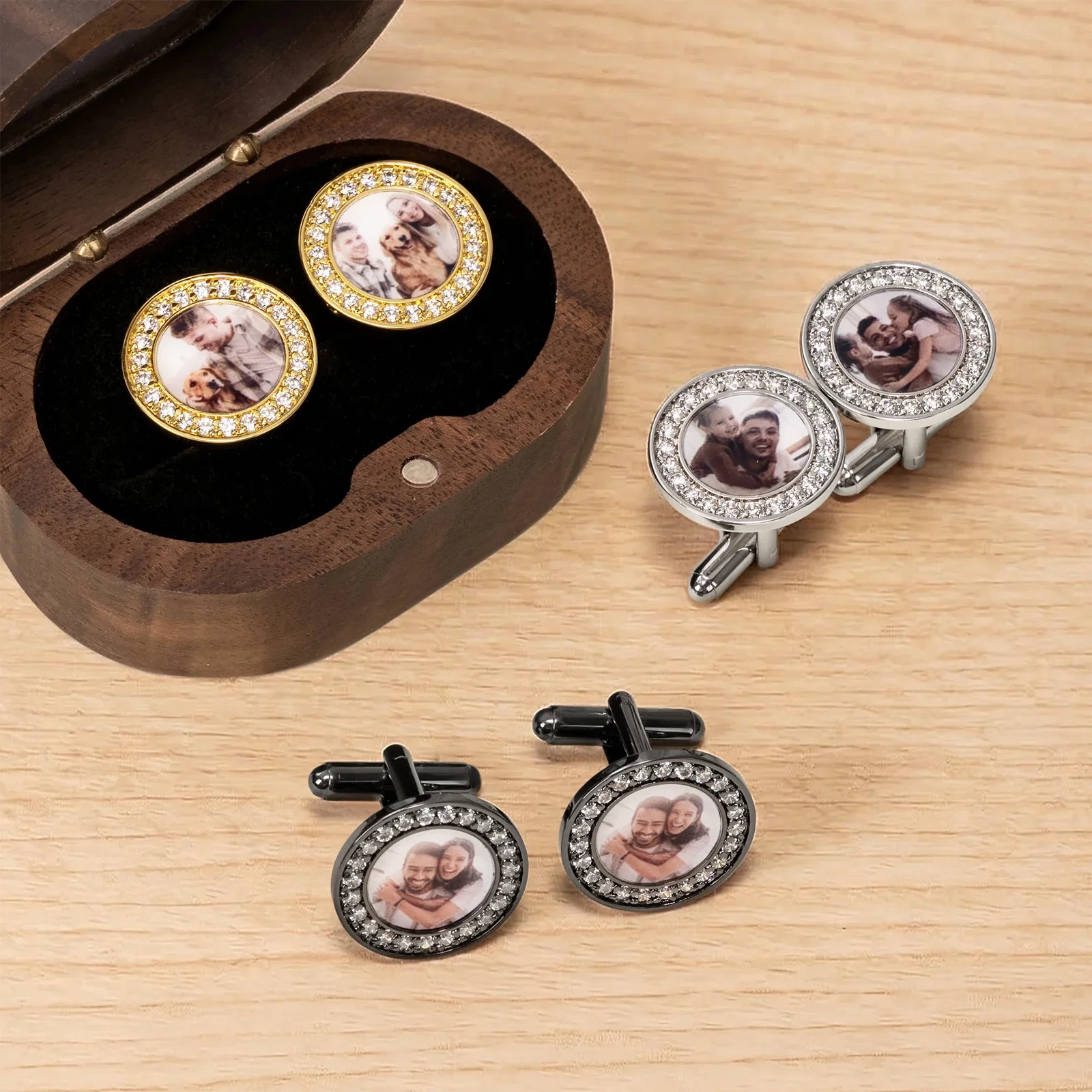 Photo Circular Cufflinks