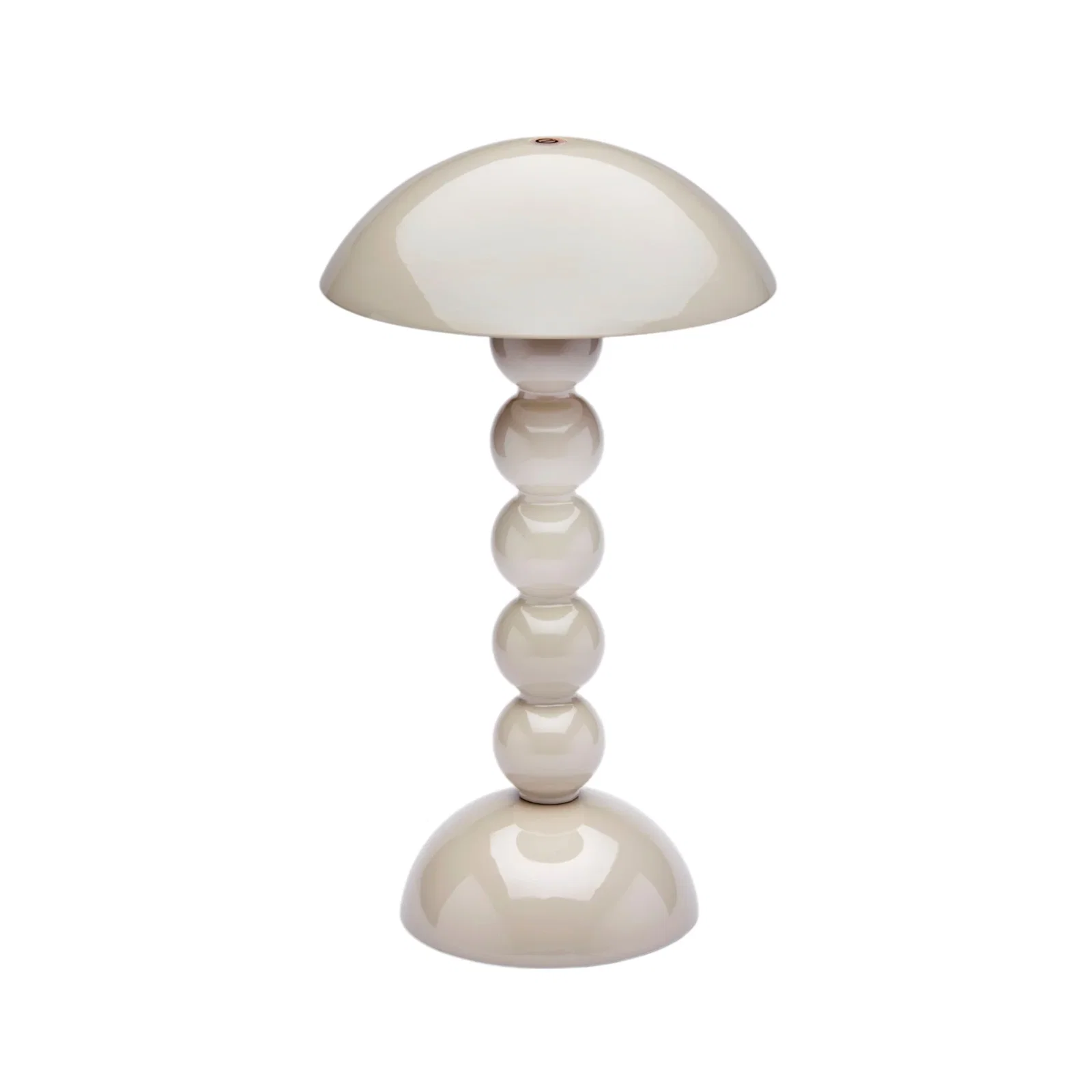 Image of Cappuccino Lacquer Rechargeable Bobbin LED Lamp